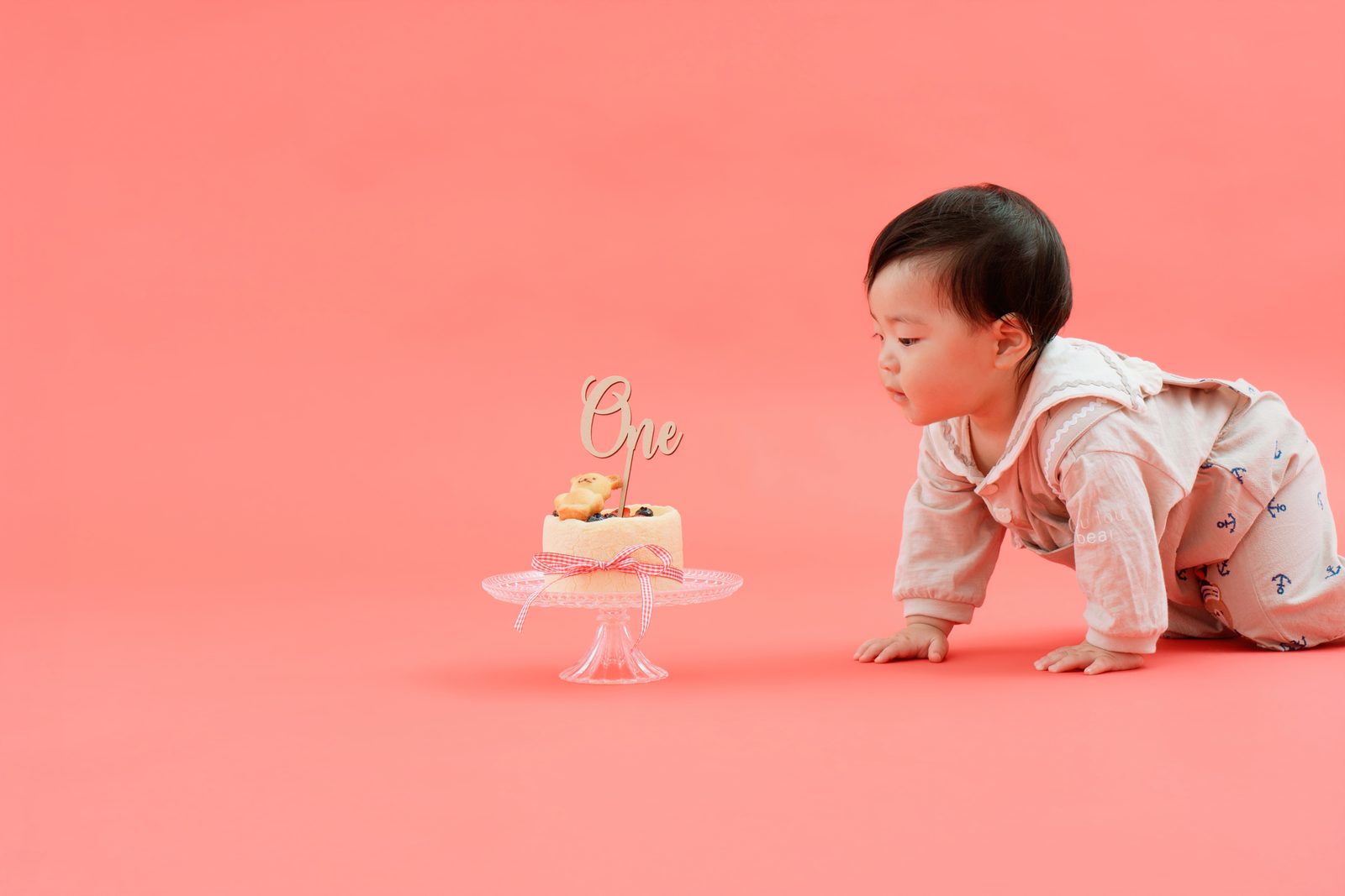 糸島写真館 誕生日の記念写真