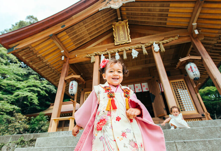 太宰府の竈門神社で七五三