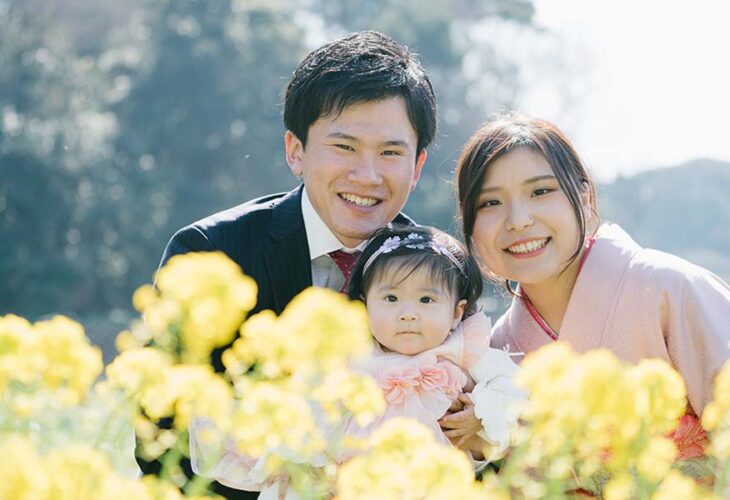 春の桜井神社にて